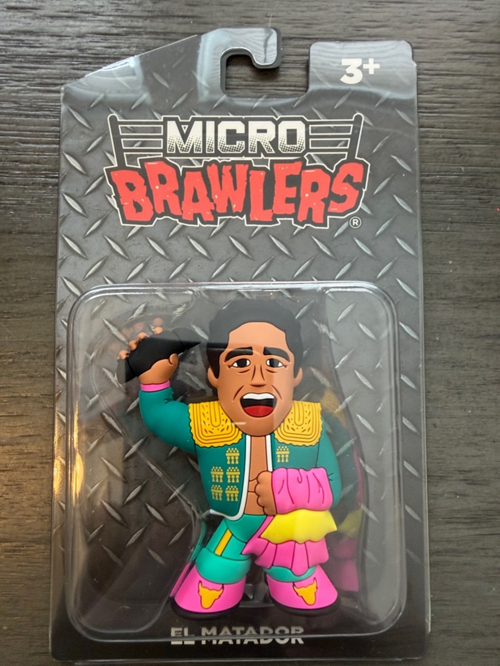 Micro Brawlers El Matador Action Figure - Teal, Pink & Yellow